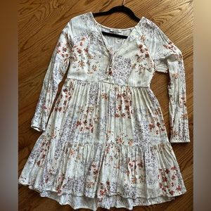 American Eagle Long Sleeve Floral Dress